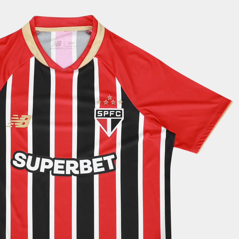 Camisa São Paulo Feminina São Paulo I 2025/26 - Vermelha